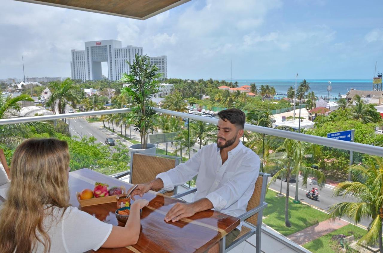 Takh Sea View Apartment Канкун Экстерьер фото