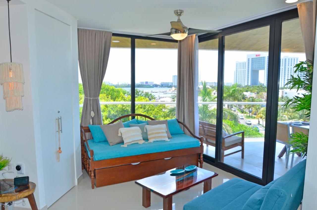 Takh Sea View Apartment Канкун Экстерьер фото