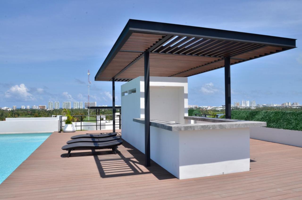 Takh Sea View Apartment Канкун Экстерьер фото